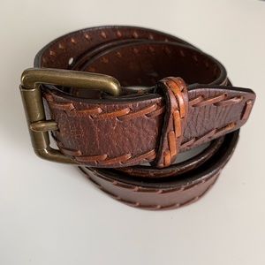 Woven Leather Belt